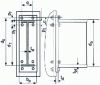 Figure 26 - Assembly using unstiffened end plates welded to the beam and bolted to the column flange using 4 rows of bolts (in accordance with FEMA 350)