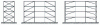 Figure 5 - Diagonal triangulated X and decoupled X frames (according to NF EN 1998-1:2005)