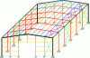 Figure 64 - Long-span windward beams