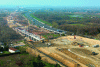 Figure 44 - Construction of the LGV SEA in the Virvée marshes