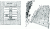 Figure 13 - Three-dimensional subdivision project, inside the rocky butte that closes the harbor of St John's (Newfoundland, Canada). Right, plan view of one storey, left, detail of basic module (after )