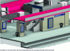 Figure 29 - Extract from the Revit BIM model of the station, created by the RARE agency, (SNCF client)
