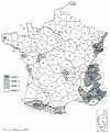 Figure 34 - New seismic zoning for France (according to )