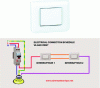 Figure 34 - Visual and wiring diagram for a toggle switch