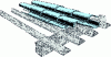 Figure 4 - Discontinuous support parallel to the line of greatest slope