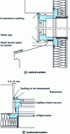 Figure 4 - Double-storey frame/wall connection for interior insulation