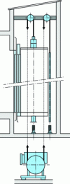 Figure 15 - Bonded installation with counterweight (existing building)