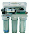 Figure 2 - Example of a reverse osmosis filter system for domestic use (Credit Puratex)