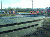 Figure 29 - Dowel arrangement and positioning before concreting the circular ring of a traffic circle