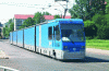 Figure 7 - Dresden: specially-built train for transporting car parts (Credit A.P. Ducker)