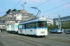 Figure 8 - Zurich: the CarGo Tram with a container wagon that can be parked at various terminals and act as a waste disposal site (Credit VBZ)