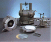 Figure 33 - Photograph of the various components of the odometer test cell