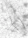 Figure 14 - Extract from the Liocourt bypass map