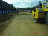 Figure 11 - Vibratory roller compaction of GR1 gravel used as subgrade