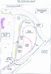 Figure 12 - Plan view of the Razel-Bec DRN platform at Saclay (91)