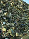 Figure 6 - Material present in the landfill prior to processing in 0/31.5, 50/150 and 0/50