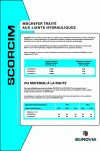 Figure 34 - Example of a data sheet for clinker treated with hydraulic binders