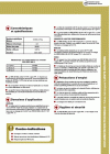 Figure 37 - Back of the technical data sheet for road binders supplied by Calcia cements