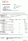 Figure 57 - Three chemical analysis reports on two samples