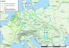 Figure 1 - Inland waterways in the European Union (source: STC-NESTRA © and UNECE)