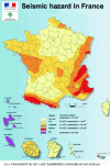 Figure 4 - Seismic zoning of France (normal risk)