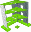Figure 10 - Reinforced concrete structure mesh
