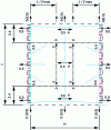 Figure 12 - Value of the clamping coefficient Rax in the case of a slab clamped at both ends