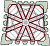 Figure 35 - Cross-section of the frame's seat stool