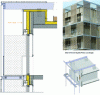 Figure 50 - Cross-section and principle of a renovated façade with added balconies (Crédit archi5)