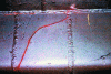 Figure 18 - Fatigue crack in an orthotropic slab trough (Credit LRPC)