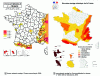 Figure 1 - Changes in the seismic hazard map of France between 1995 and 2010
