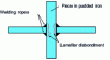 Figure 6 - No welding on puddled iron parts