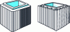 Figure 13 - Flue liners (solid wall or honeycomb) (source AFNOR)