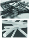 Figure 21 - Different geometric cross-sections of pultruded composite bars