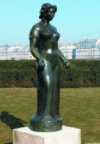 Figure 10 - Example of an intentional bronze art patina: Draped Pomona, by Aristide Maillol