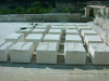 Figure 14 - Stone blocks selected from the Fontvieille quarry (Source: Lerm)