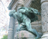 Figure 14 - Sculpture in patinated bronze (note the differences in patina appearance between sheltered areas and those directly exposed to the elements).