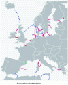 Figure 7 - HVDC cable links in and around Europe
