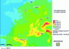 Figure 12 - Lightning density map (© copyright 2014 Météorage)