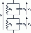 Figure 14 - Diagram for calculating the current due to the interfacial polarization phenomenon