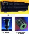 Figure 12 - Examples of graphite electrodes for machining EDM molds (photos Le Carbone-Lorraine)