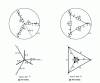 Figure 4 - Notations and vector diagrams of voltages and currents for two symmetrical mains-coupled receivers 