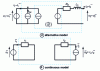 Figure 47 - Instantaneous electrical diagrams for linked sources with DC voltage and current components