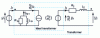 Figure 48 - Complex linked-source model of the single-phase transformer