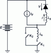 Figure 11 - Simplified electrical diagram to study the reverse recovery of a diode