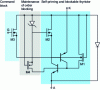 Figure 9 - Equivalent electrical diagram of a "dual thyristor" structure