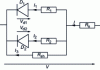 Figure 19 - Equivalent electrical diagram of the Schottky diode