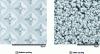 Figure 19 - Emitter metallization of an IGBT chip before and after active cycling