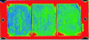 Figure 25 - Example of acoustic microscopy image of solder/sole interface