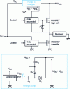 Figure 18 - Function of a charge pump to control a bridge arm and example of implementation 